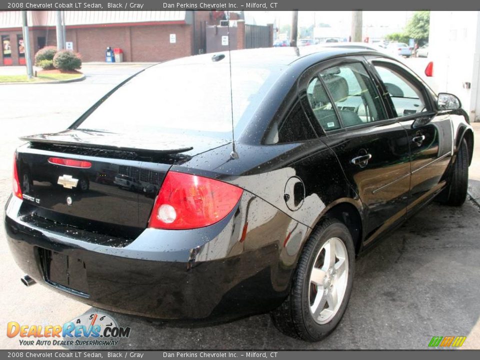 2008 Chevrolet Cobalt LT Sedan Black / Gray Photo #5