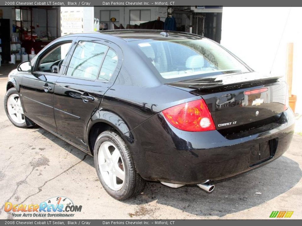 2008 Chevrolet Cobalt LT Sedan Black / Gray Photo #6