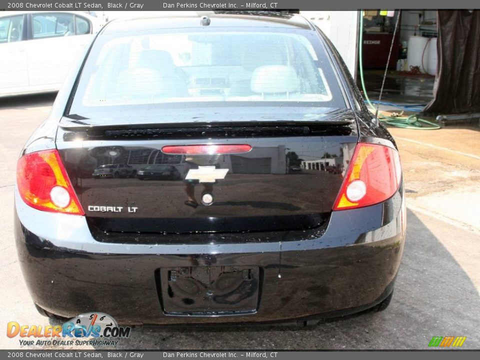 2008 Chevrolet Cobalt LT Sedan Black / Gray Photo #7