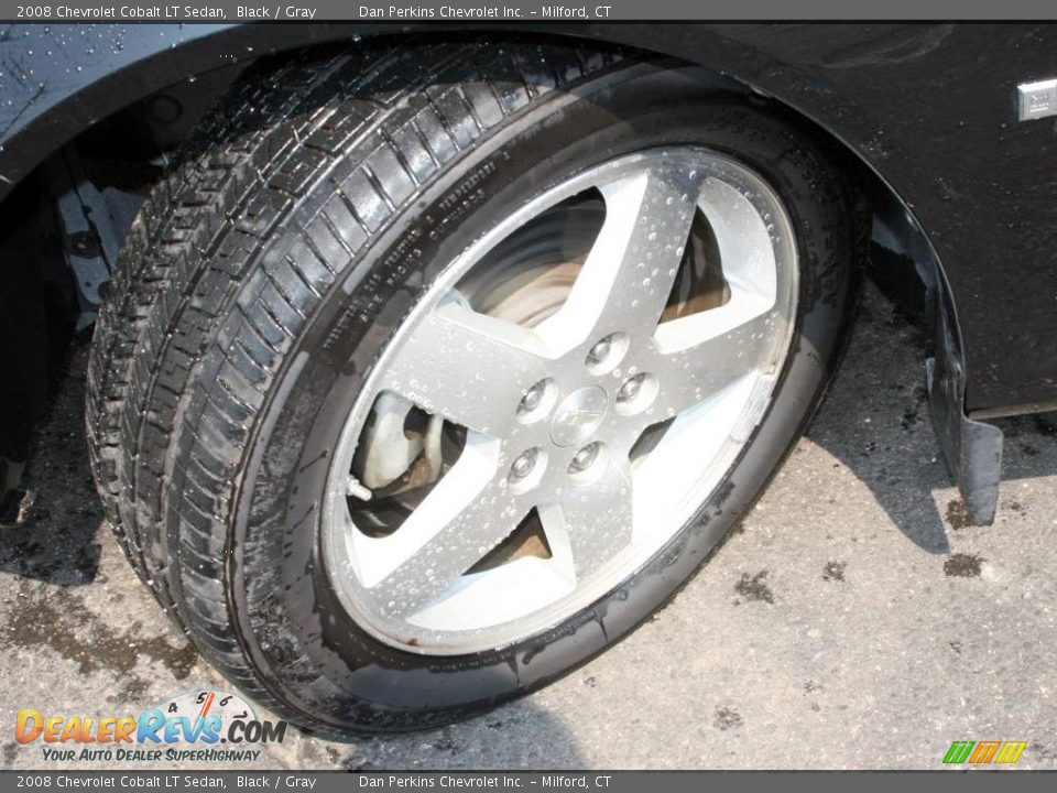 2008 Chevrolet Cobalt LT Sedan Black / Gray Photo #9