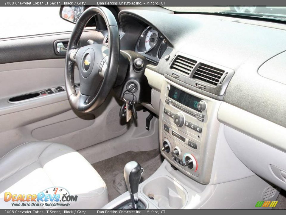 2008 Chevrolet Cobalt LT Sedan Black / Gray Photo #10