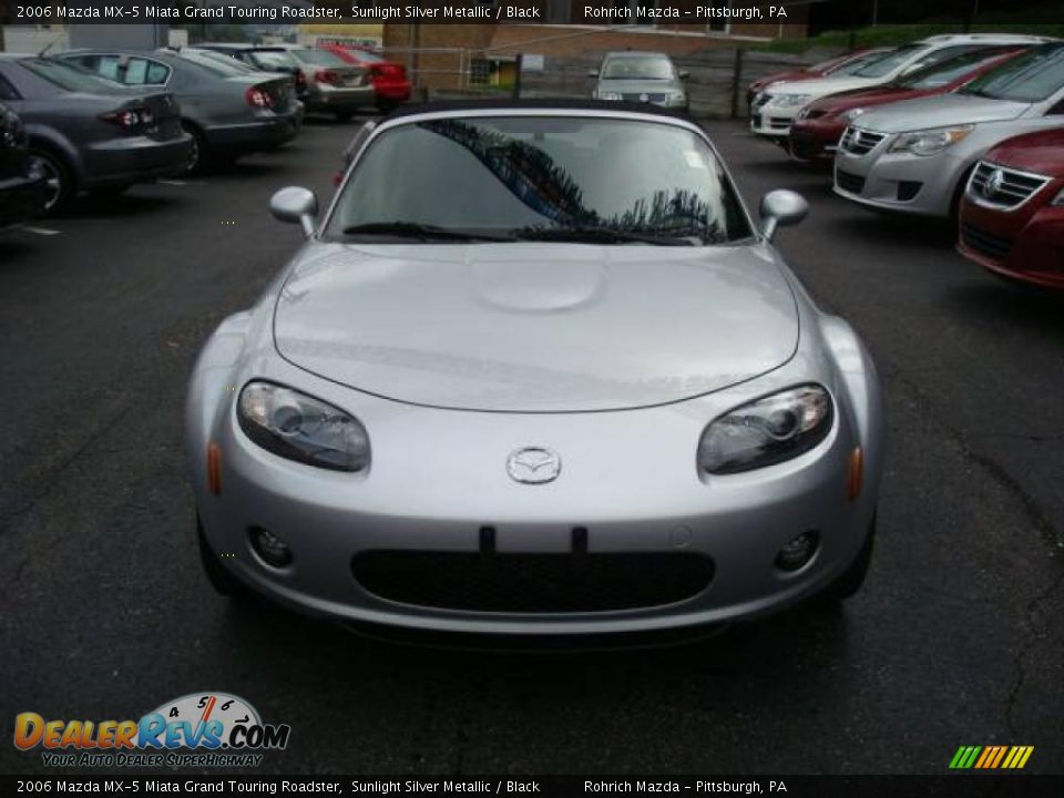 2006 Mazda MX-5 Miata Grand Touring Roadster Sunlight Silver Metallic / Black Photo #8