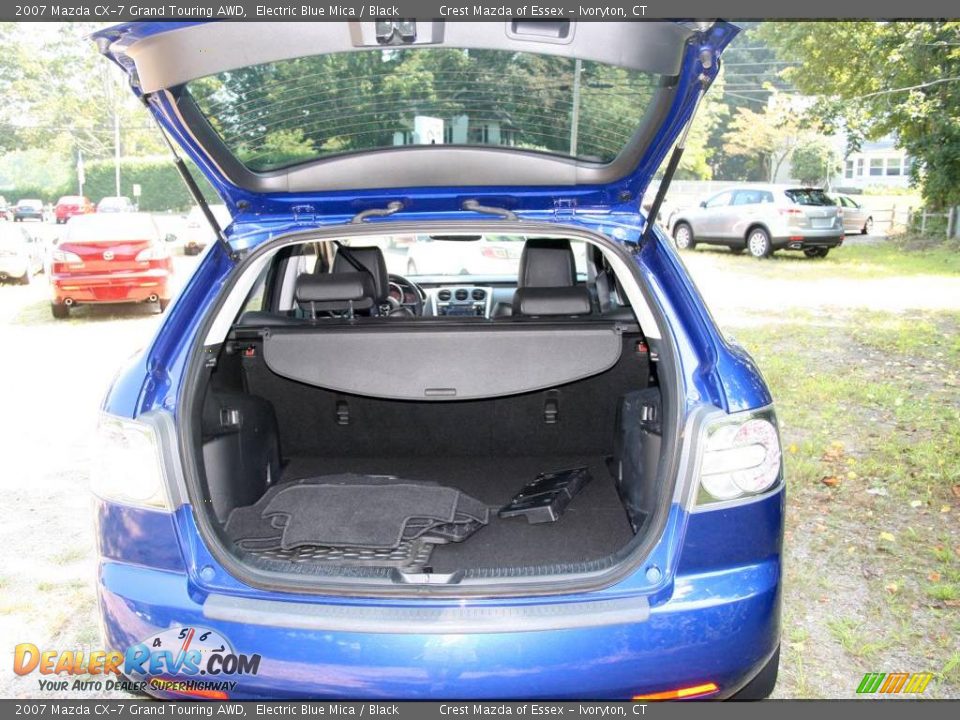 2007 Mazda CX-7 Grand Touring AWD Electric Blue Mica / Black Photo #7