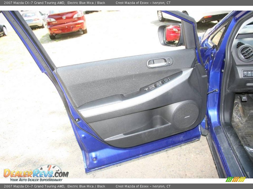 2007 Mazda CX-7 Grand Touring AWD Electric Blue Mica / Black Photo #10
