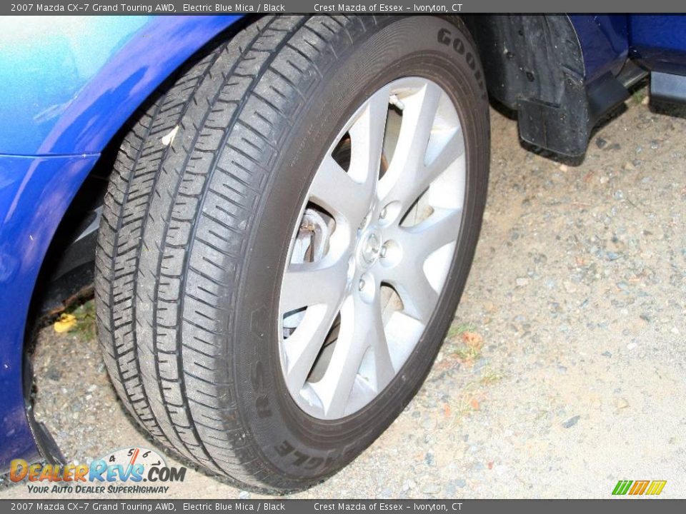 2007 Mazda CX-7 Grand Touring AWD Electric Blue Mica / Black Photo #15