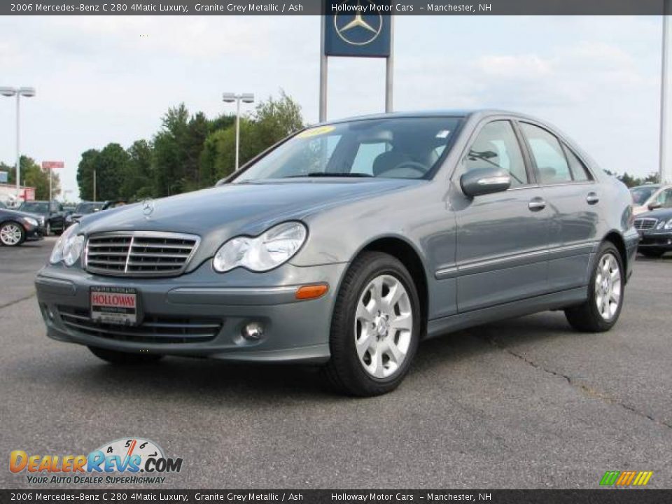 2006 Mercedes-Benz C 280 4Matic Luxury Granite Grey Metallic / Ash Photo #1