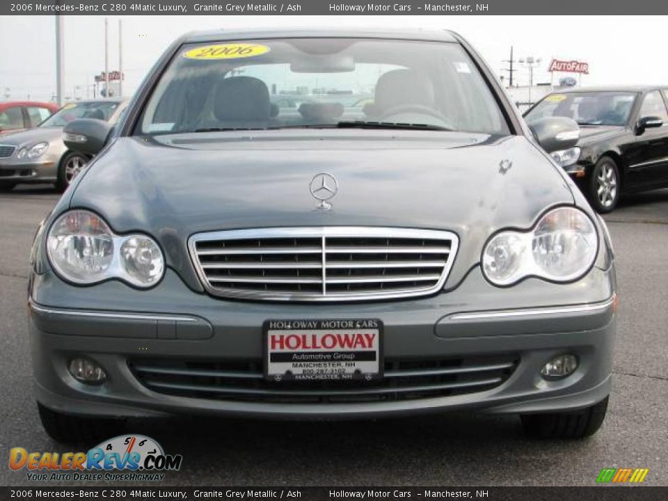 2006 Mercedes-Benz C 280 4Matic Luxury Granite Grey Metallic / Ash Photo #2