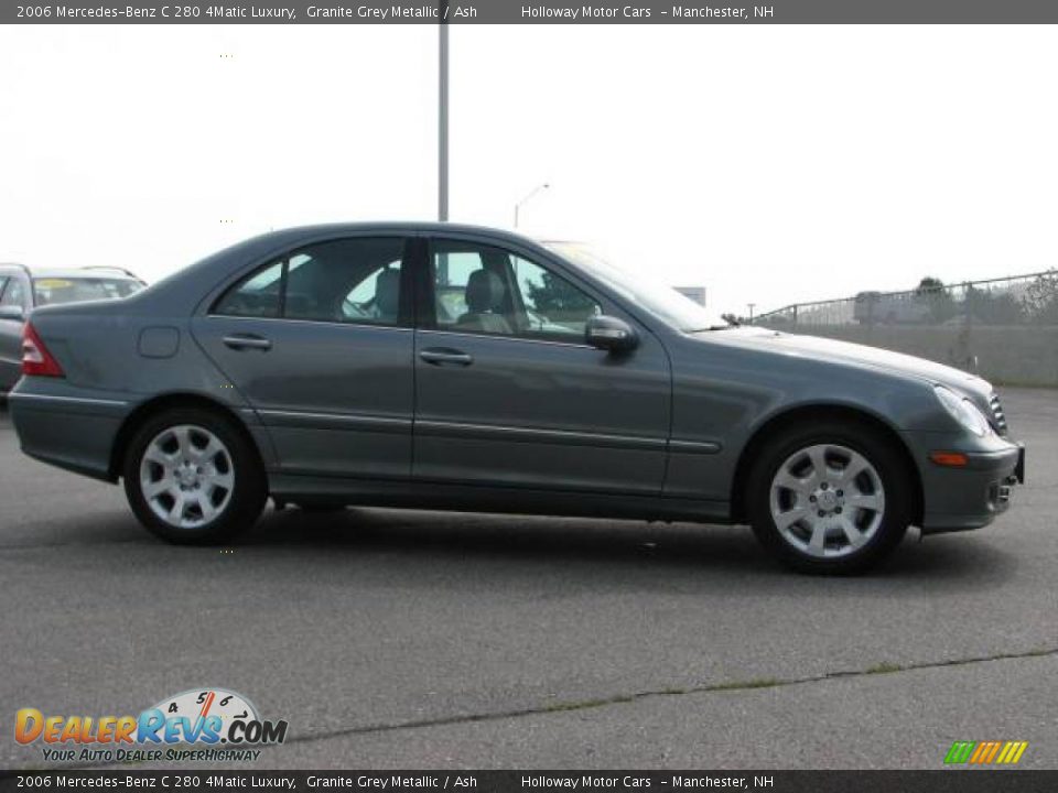 2006 Mercedes-Benz C 280 4Matic Luxury Granite Grey Metallic / Ash Photo #3