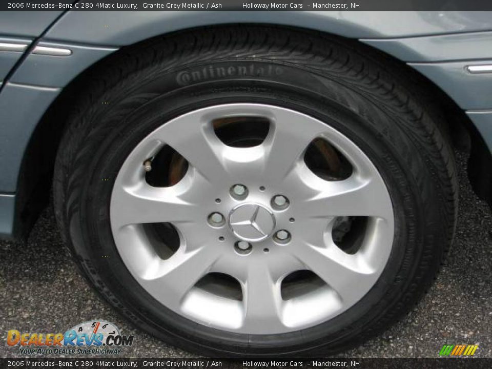 2006 Mercedes-Benz C 280 4Matic Luxury Granite Grey Metallic / Ash Photo #5
