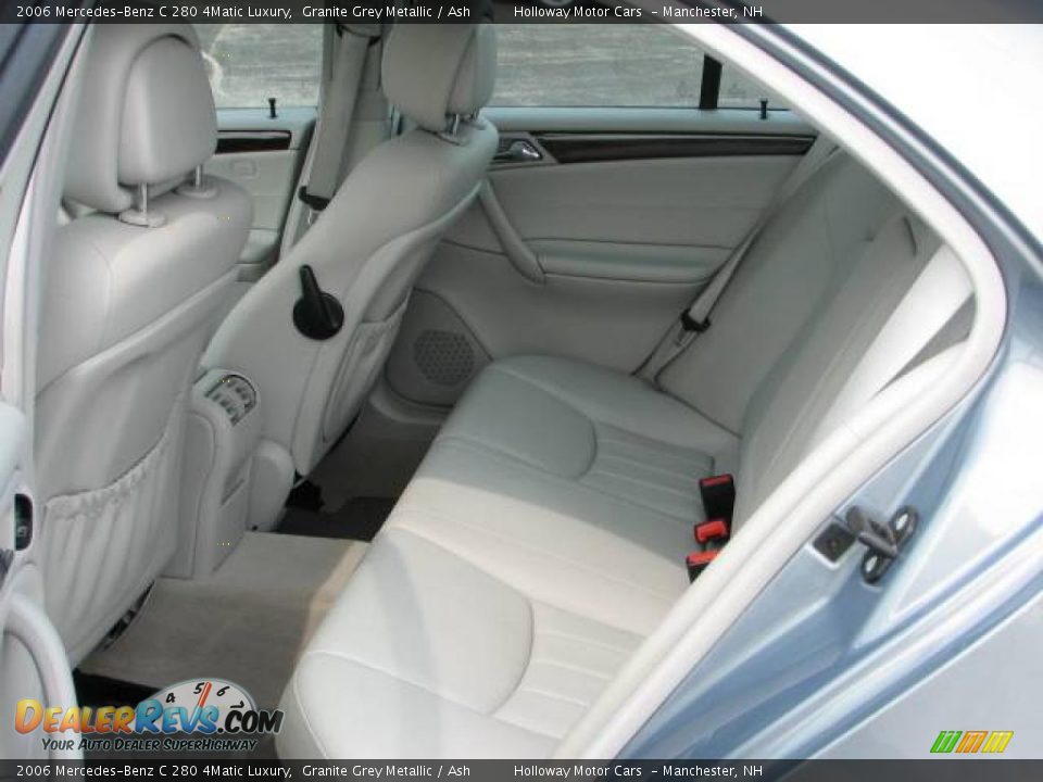 2006 Mercedes-Benz C 280 4Matic Luxury Granite Grey Metallic / Ash Photo #6