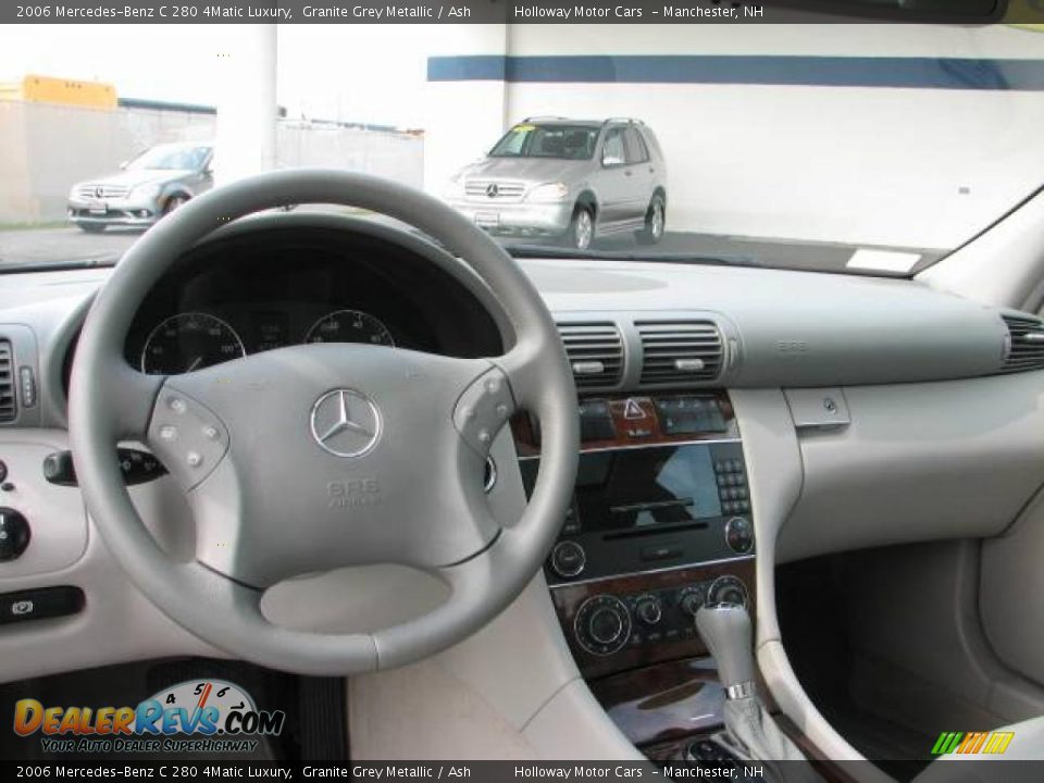 2006 Mercedes-Benz C 280 4Matic Luxury Granite Grey Metallic / Ash Photo #7