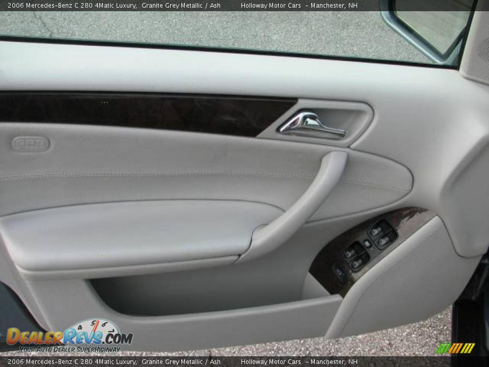 2006 Mercedes-Benz C 280 4Matic Luxury Granite Grey Metallic / Ash Photo #8