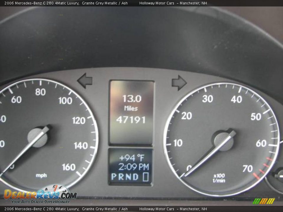2006 Mercedes-Benz C 280 4Matic Luxury Granite Grey Metallic / Ash Photo #9