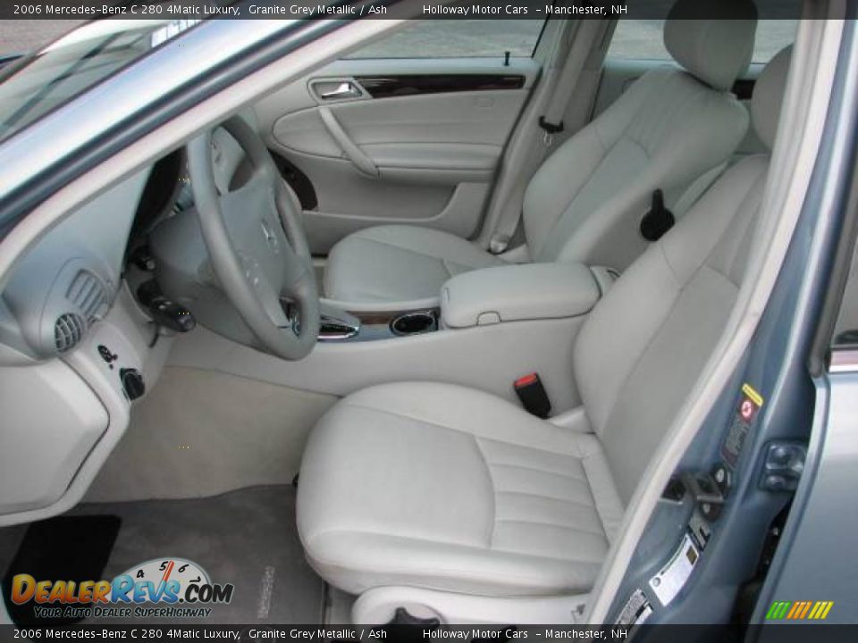2006 Mercedes-Benz C 280 4Matic Luxury Granite Grey Metallic / Ash Photo #10