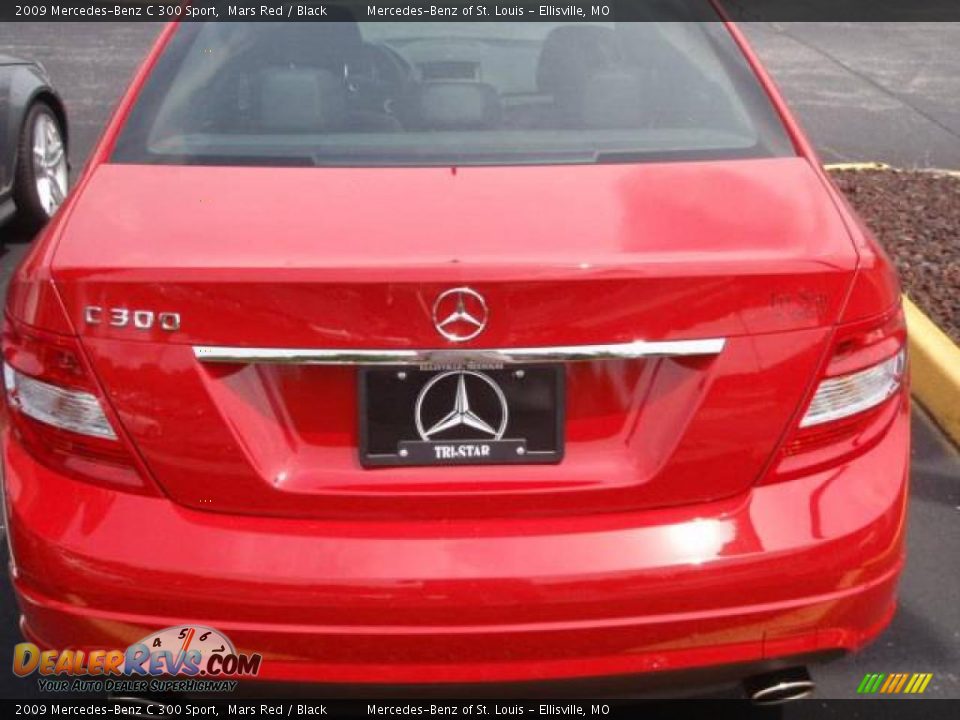 2009 Mercedes-Benz C 300 Sport Mars Red / Black Photo #7