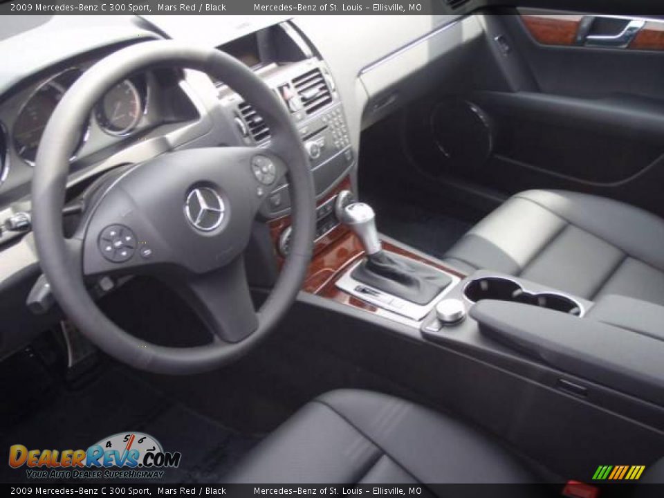 2009 Mercedes-Benz C 300 Sport Mars Red / Black Photo #8