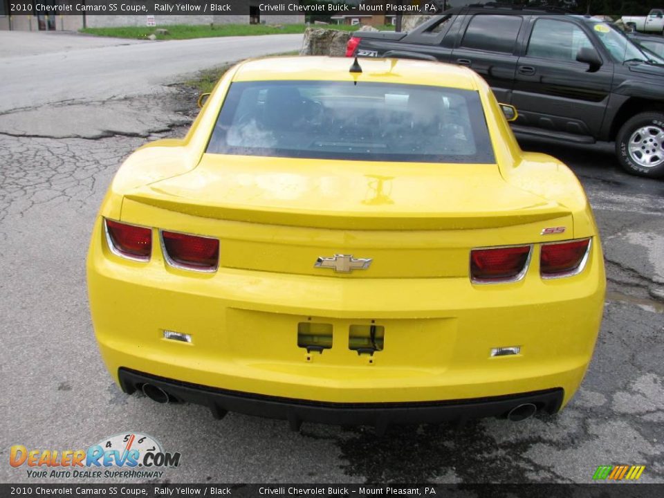 2010 Chevrolet Camaro SS Coupe Rally Yellow / Black Photo #6