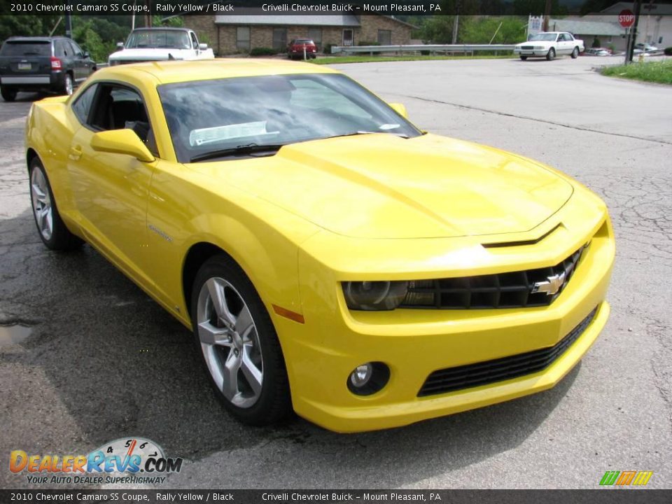 2010 Chevrolet Camaro SS Coupe Rally Yellow / Black Photo #11