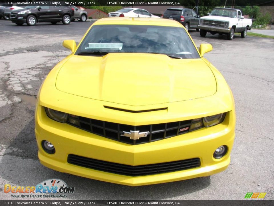 2010 Chevrolet Camaro SS Coupe Rally Yellow / Black Photo #12