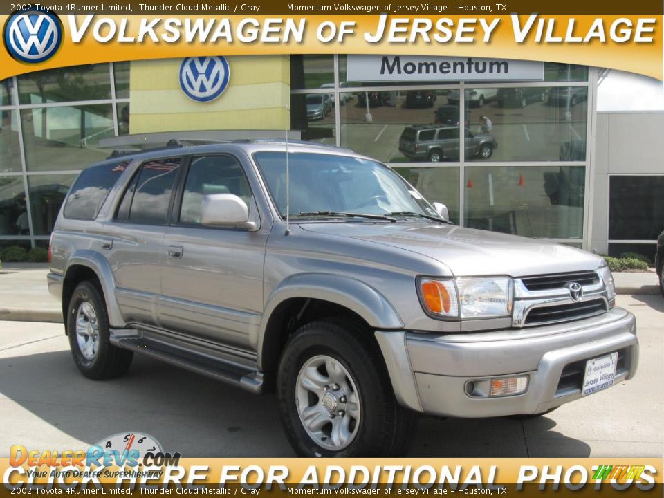 2002 Toyota 4Runner Limited Thunder Cloud Metallic / Gray Photo #1