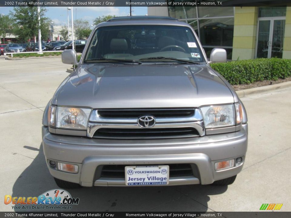 2002 Toyota 4Runner Limited Thunder Cloud Metallic / Gray Photo #4