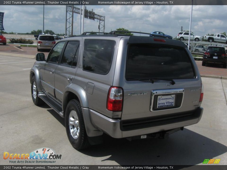 2002 Toyota 4Runner Limited Thunder Cloud Metallic / Gray Photo #8