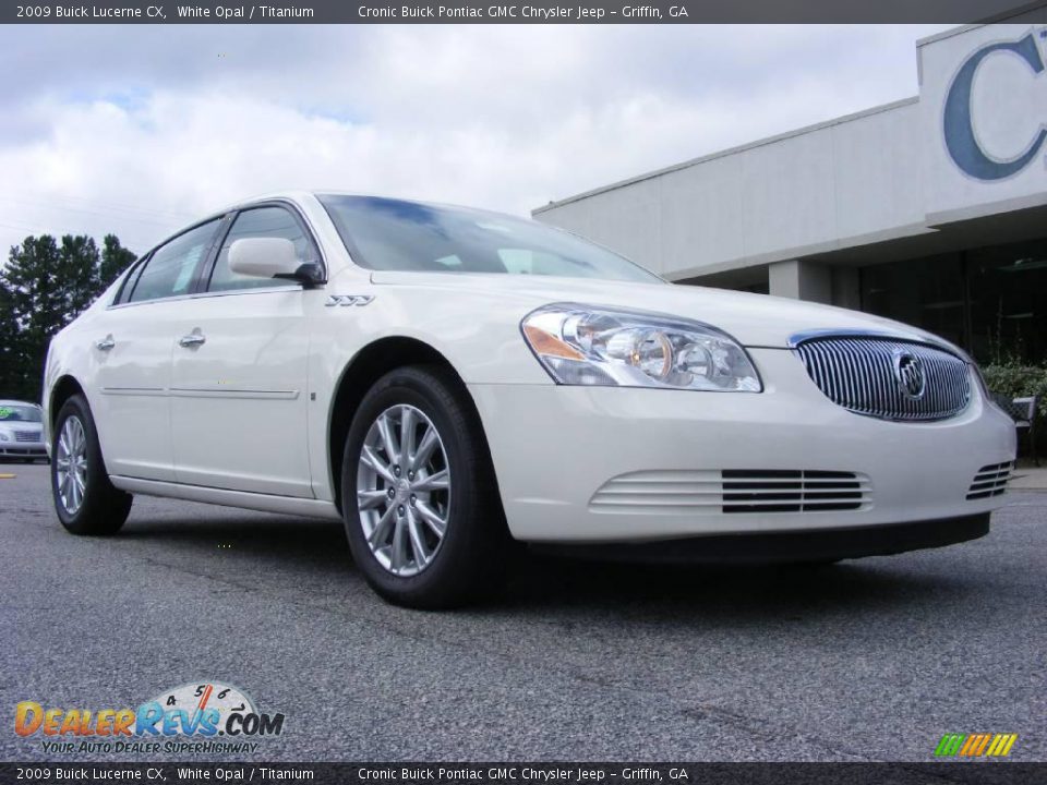 2009 Buick Lucerne CX White Opal / Titanium Photo #2