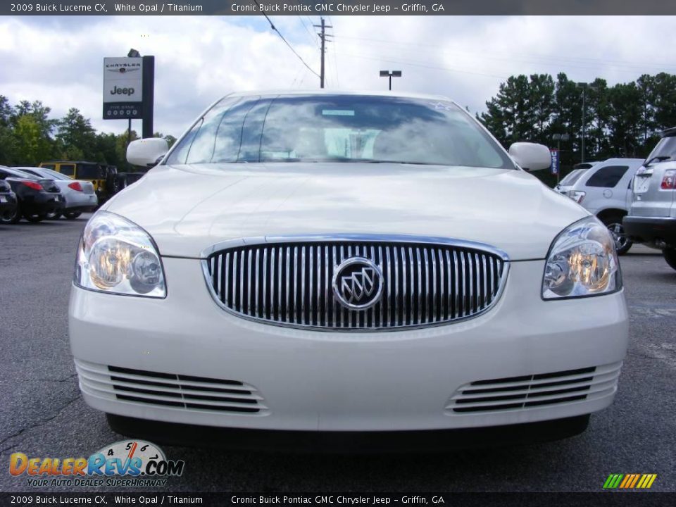 2009 Buick Lucerne CX White Opal / Titanium Photo #3