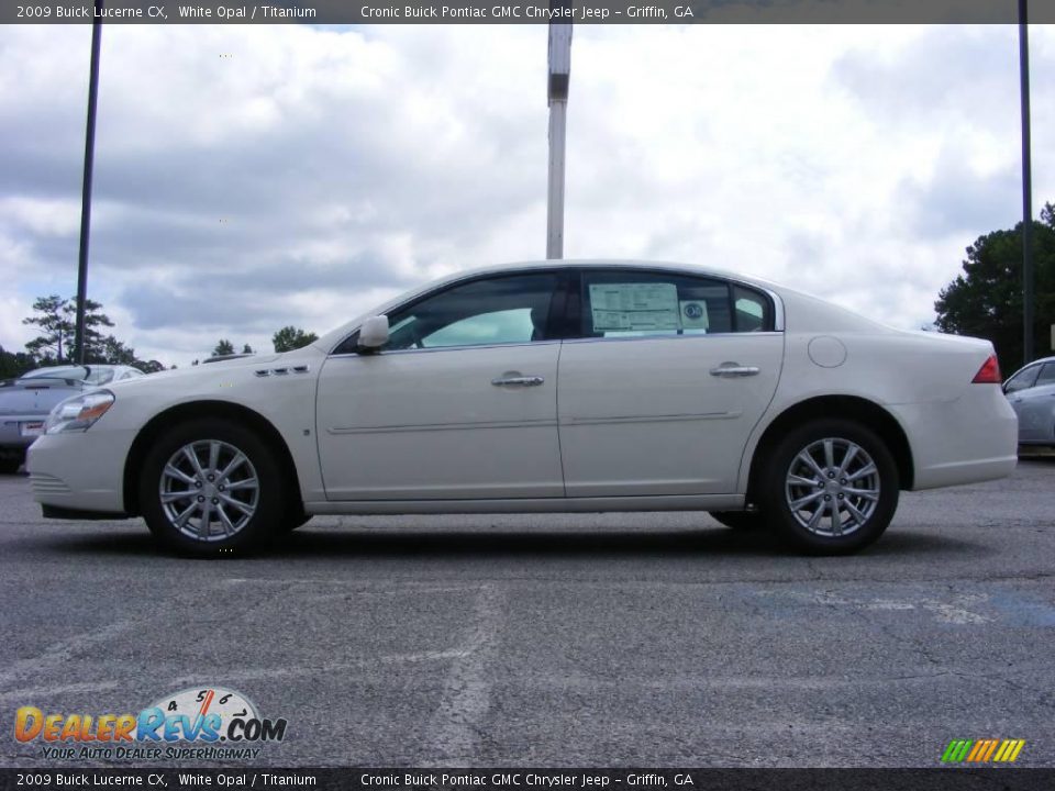 2009 Buick Lucerne CX White Opal / Titanium Photo #5