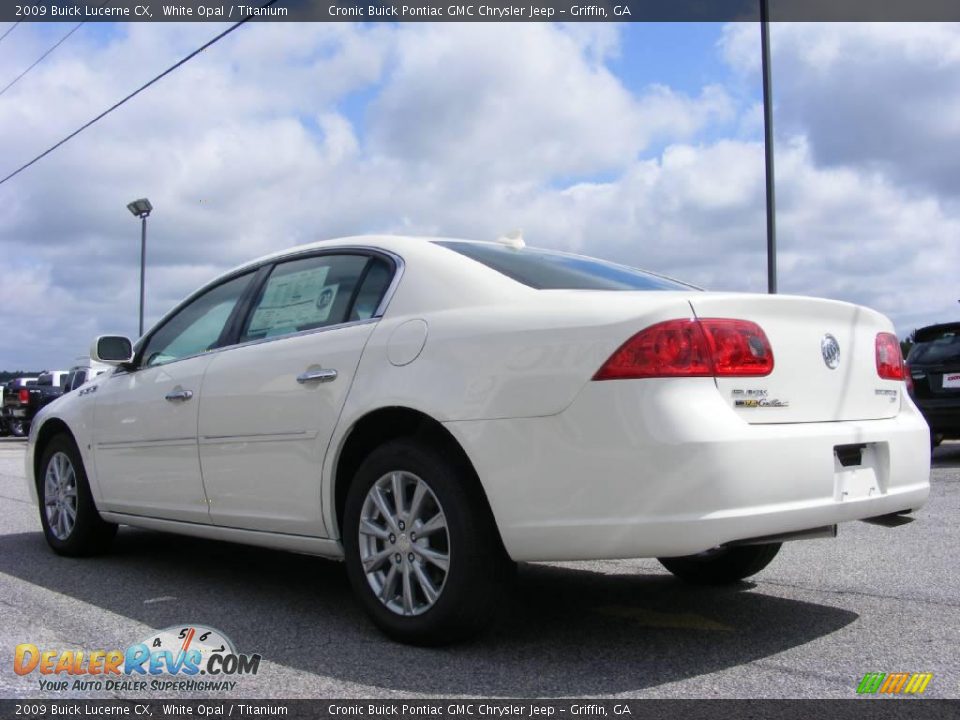 2009 Buick Lucerne CX White Opal / Titanium Photo #6