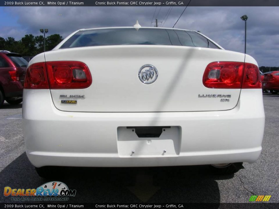 2009 Buick Lucerne CX White Opal / Titanium Photo #7