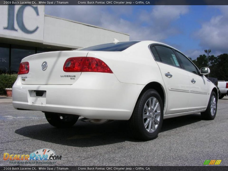 2009 Buick Lucerne CX White Opal / Titanium Photo #8