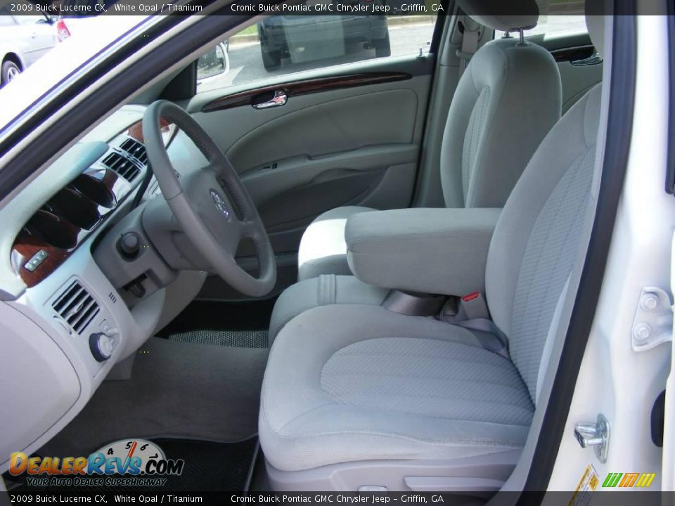 2009 Buick Lucerne CX White Opal / Titanium Photo #12