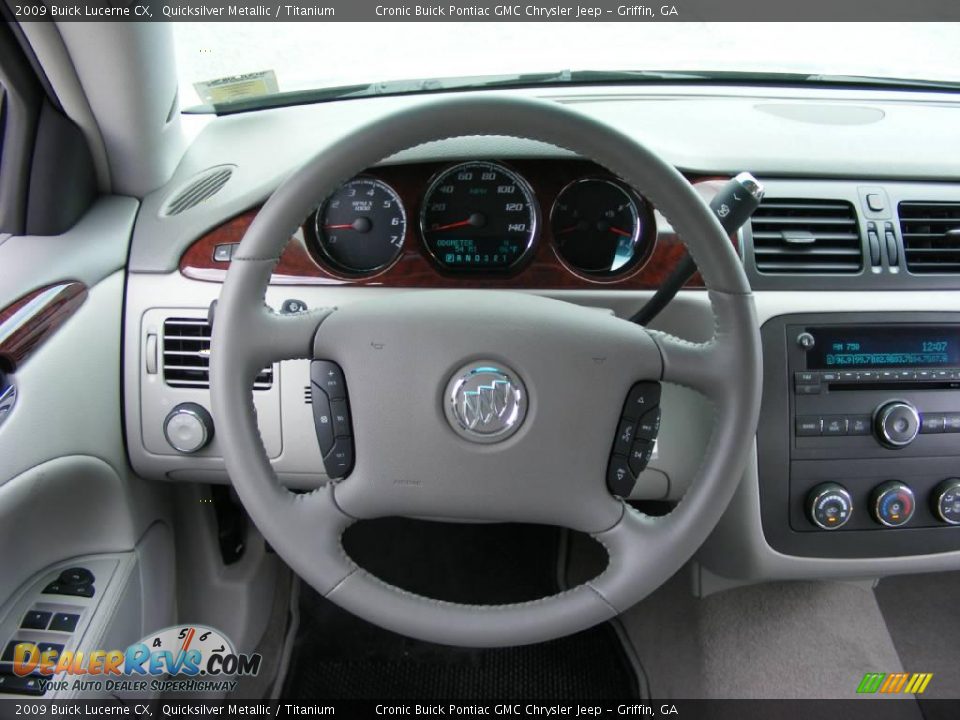 2009 Buick Lucerne CX Quicksilver Metallic / Titanium Photo #17