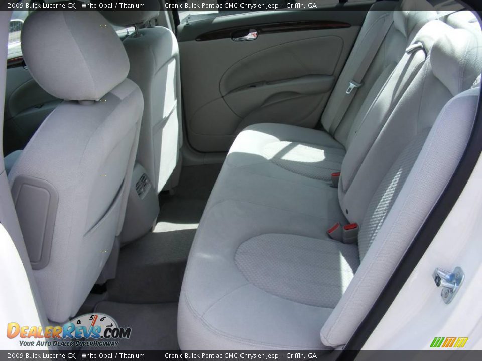 2009 Buick Lucerne CX White Opal / Titanium Photo #13