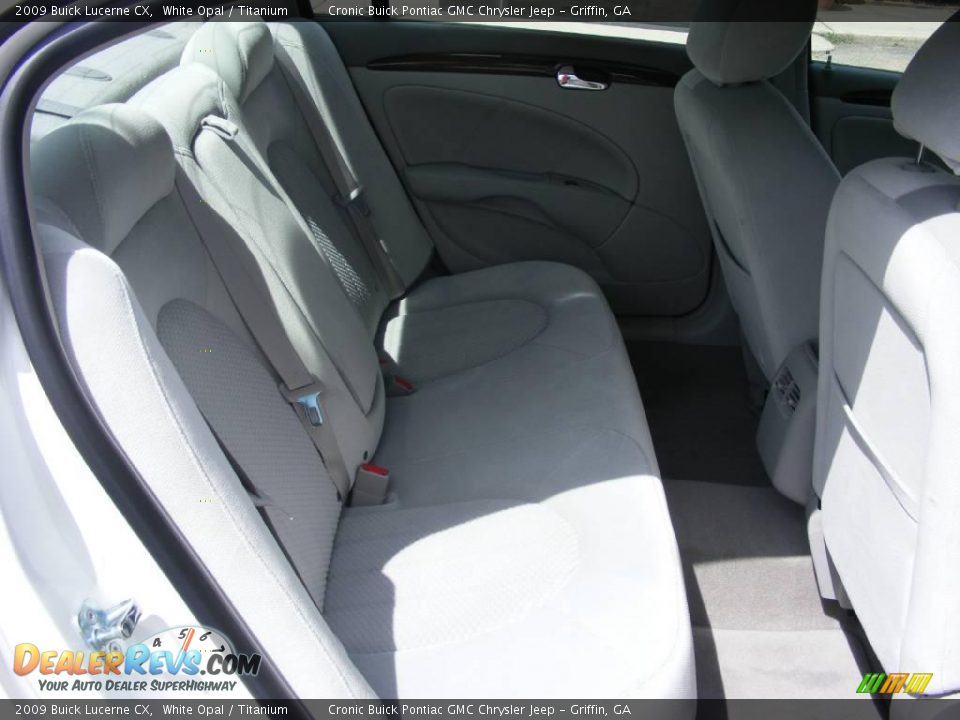 2009 Buick Lucerne CX White Opal / Titanium Photo #14