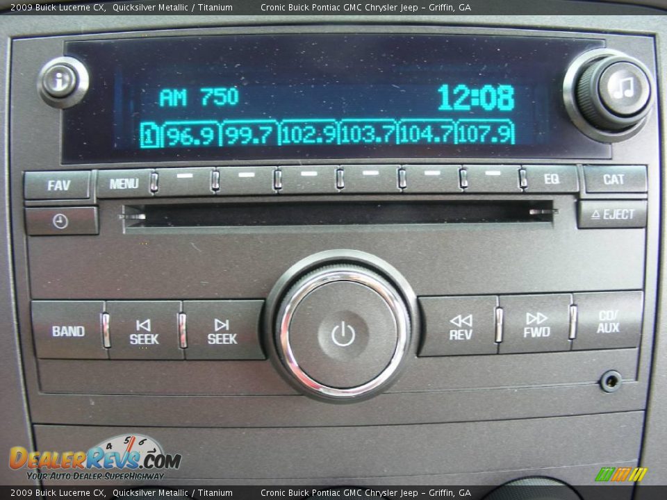 2009 Buick Lucerne CX Quicksilver Metallic / Titanium Photo #19