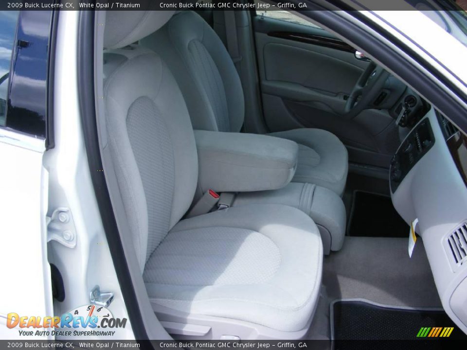 2009 Buick Lucerne CX White Opal / Titanium Photo #15