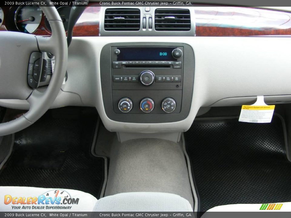 2009 Buick Lucerne CX White Opal / Titanium Photo #16