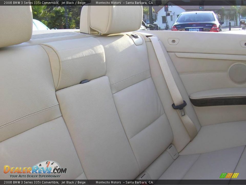 2008 BMW 3 Series 335i Convertible Jet Black / Beige Photo #5