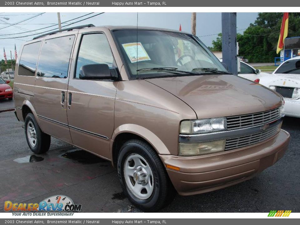 2003 Chevrolet Astro Bronzemist Metallic / Neutral Photo #3