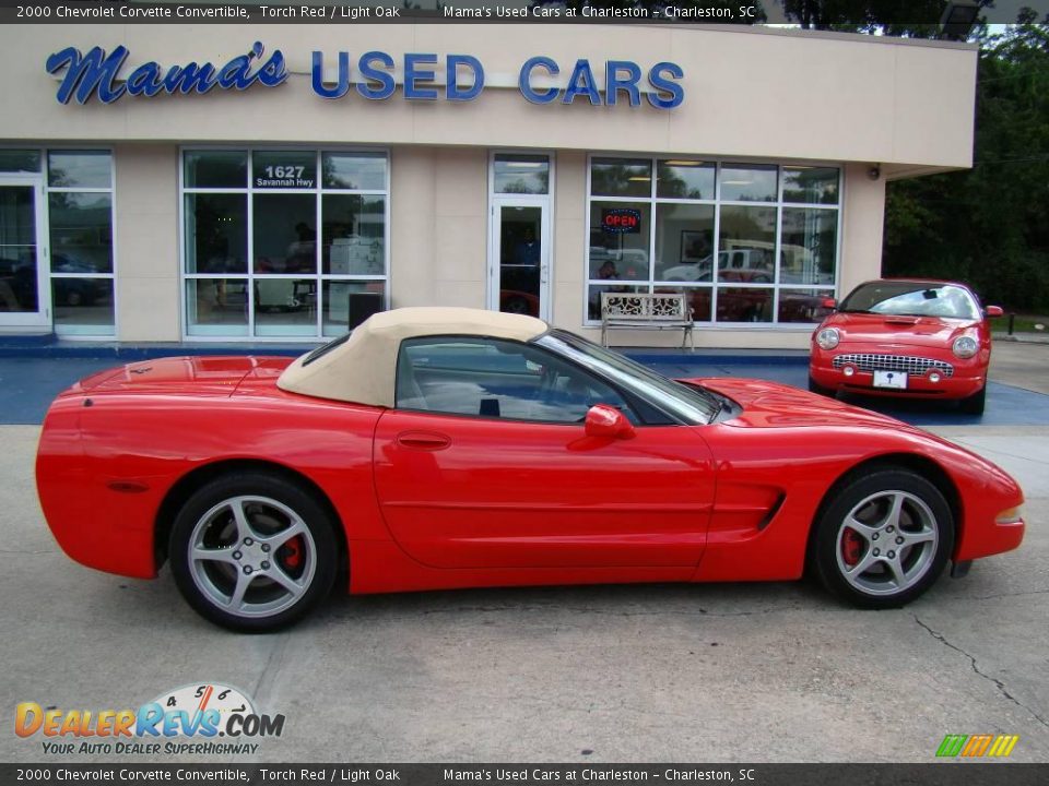 2000 Chevrolet Corvette Convertible Torch Red / Light Oak Photo #1