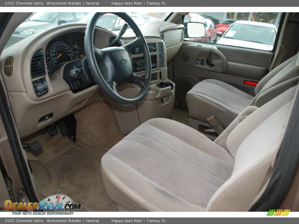 2003 Chevrolet Astro Bronzemist Metallic / Neutral Photo #10
