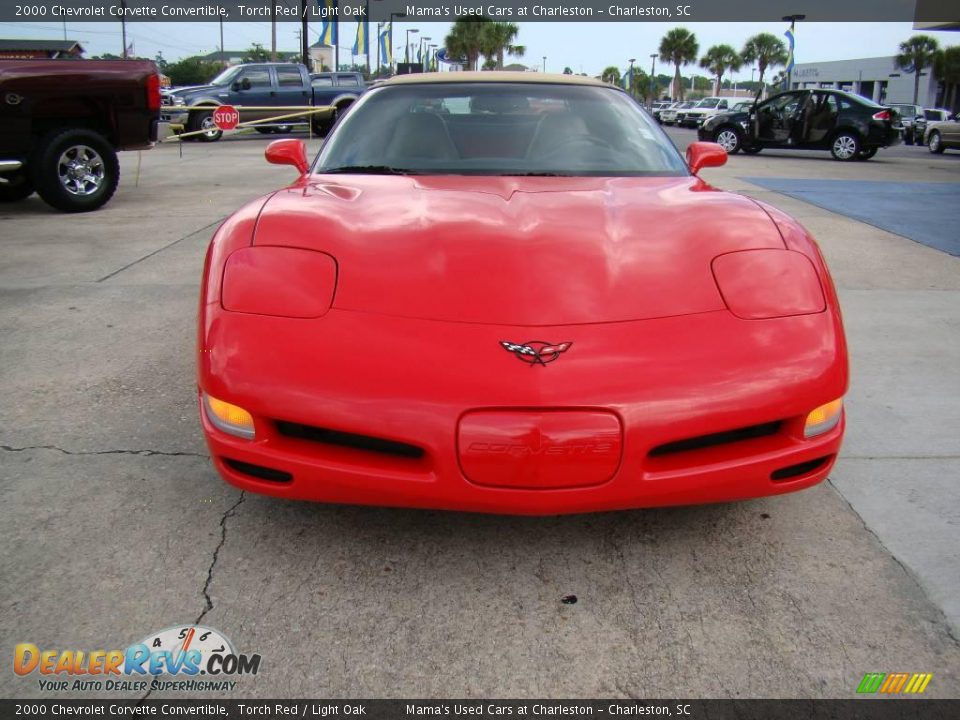2000 Chevrolet Corvette Convertible Torch Red / Light Oak Photo #3