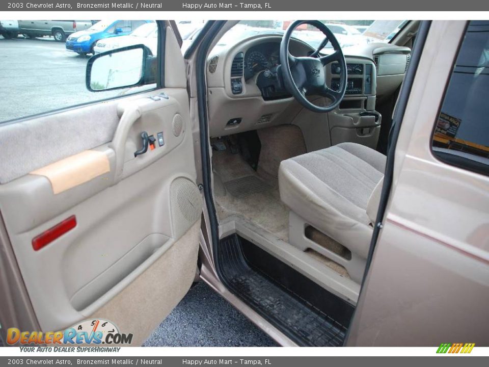 2003 Chevrolet Astro Bronzemist Metallic / Neutral Photo #14