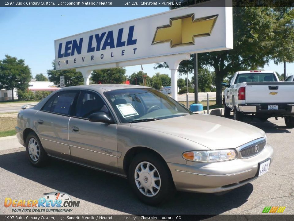 1997 Buick Century Custom Light Sandrift Metallic / Neutral Photo #1