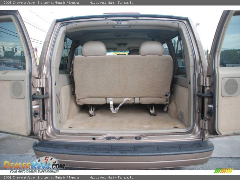 2003 Chevrolet Astro Bronzemist Metallic / Neutral Photo #18