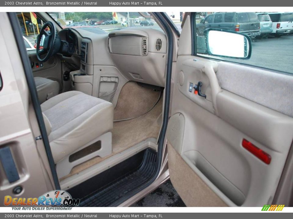 2003 Chevrolet Astro Bronzemist Metallic / Neutral Photo #19