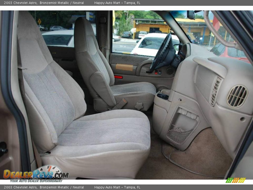 2003 Chevrolet Astro Bronzemist Metallic / Neutral Photo #20