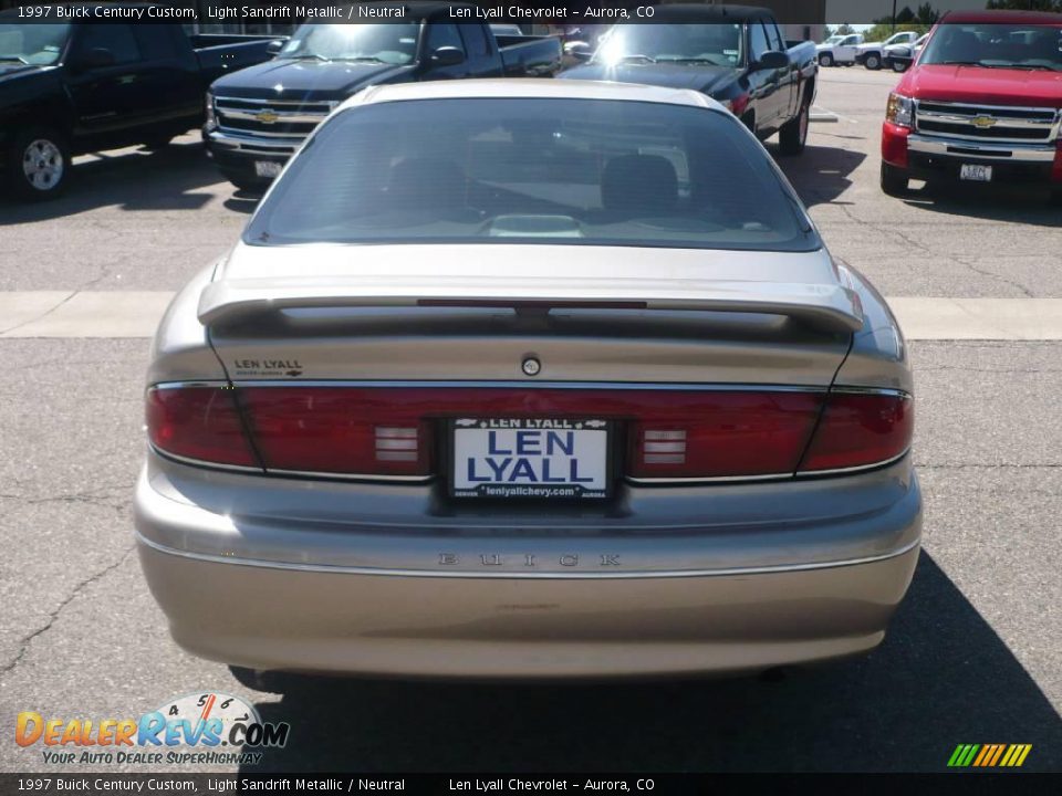 1997 Buick Century Custom Light Sandrift Metallic / Neutral Photo #5